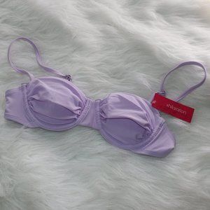 Xhilaration Light Purple Bikini Top - Removable Padding, Adjustable Straps, NWT,
